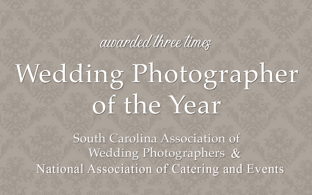 Awarded three times "Wedding Photographer of the Year"