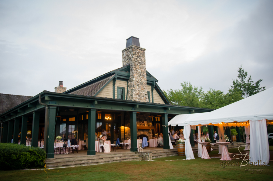 Wedding reception at the Reserve at Lake Keowee. 