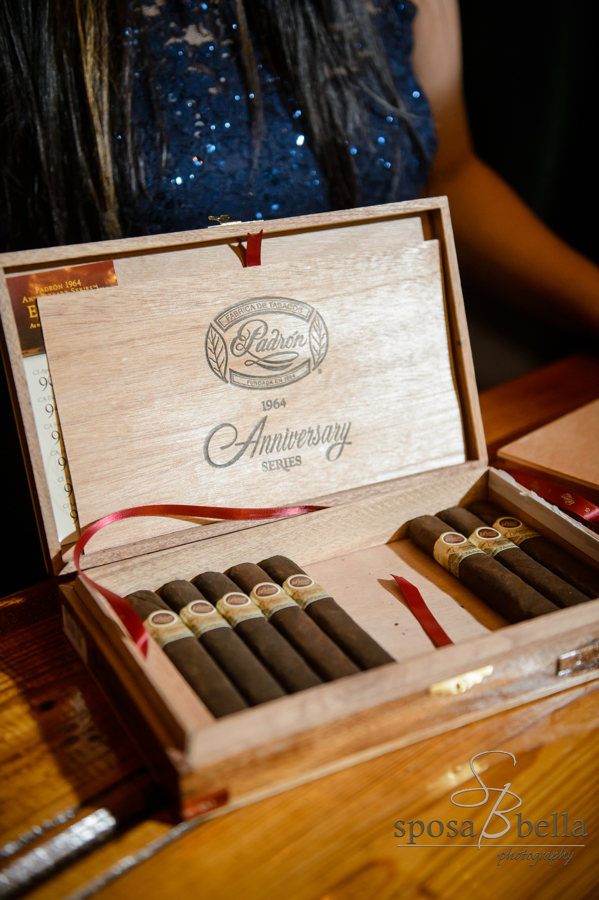The Cuban cigar bar helped make sure the guests celebrated properly!